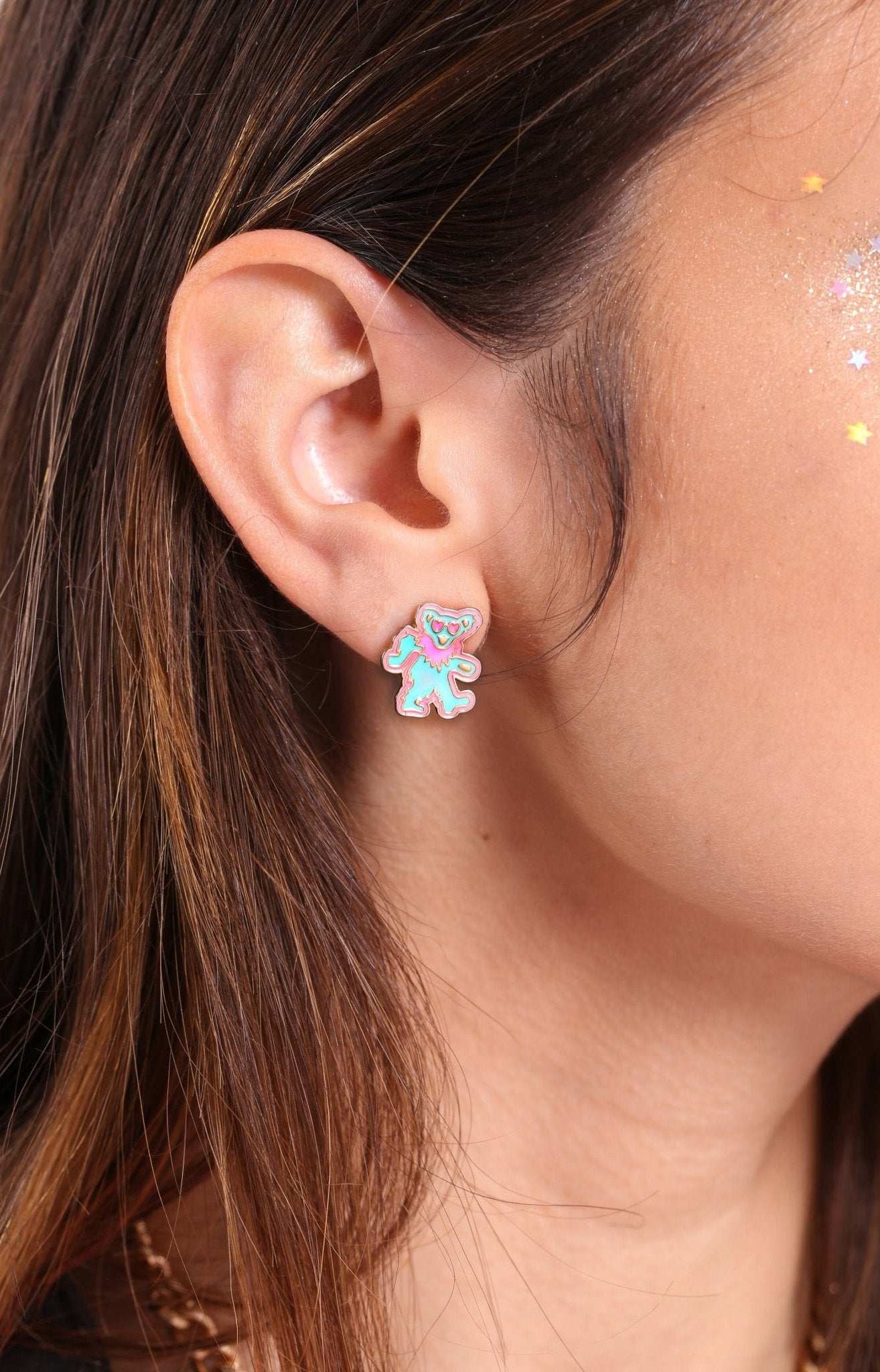 Trixy Starr x Grateful Dead Earring Set Earrings by Trixy Starr as seen on celebrities