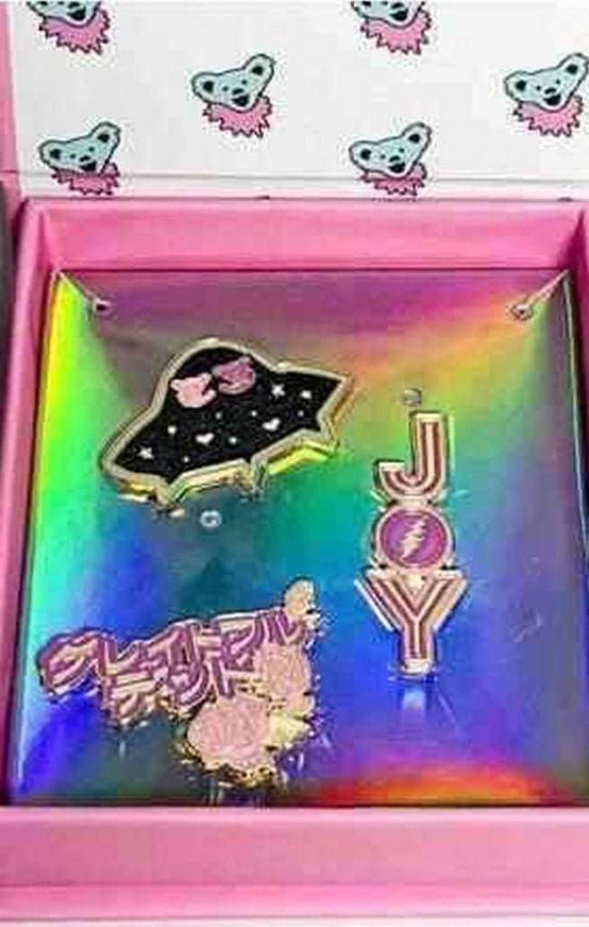 Trixy Starr x Grateful Dead Pin Set Pin by Trixy Starr as seen on celebrities