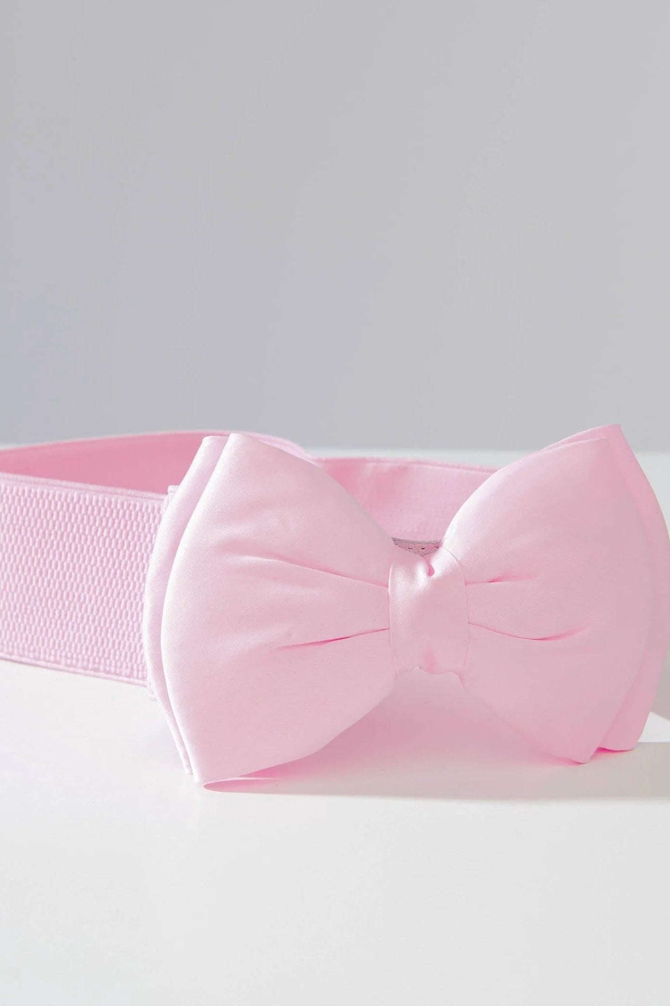 Unique Vintage Pink Bow Cinch Belt - Spoiled Brat