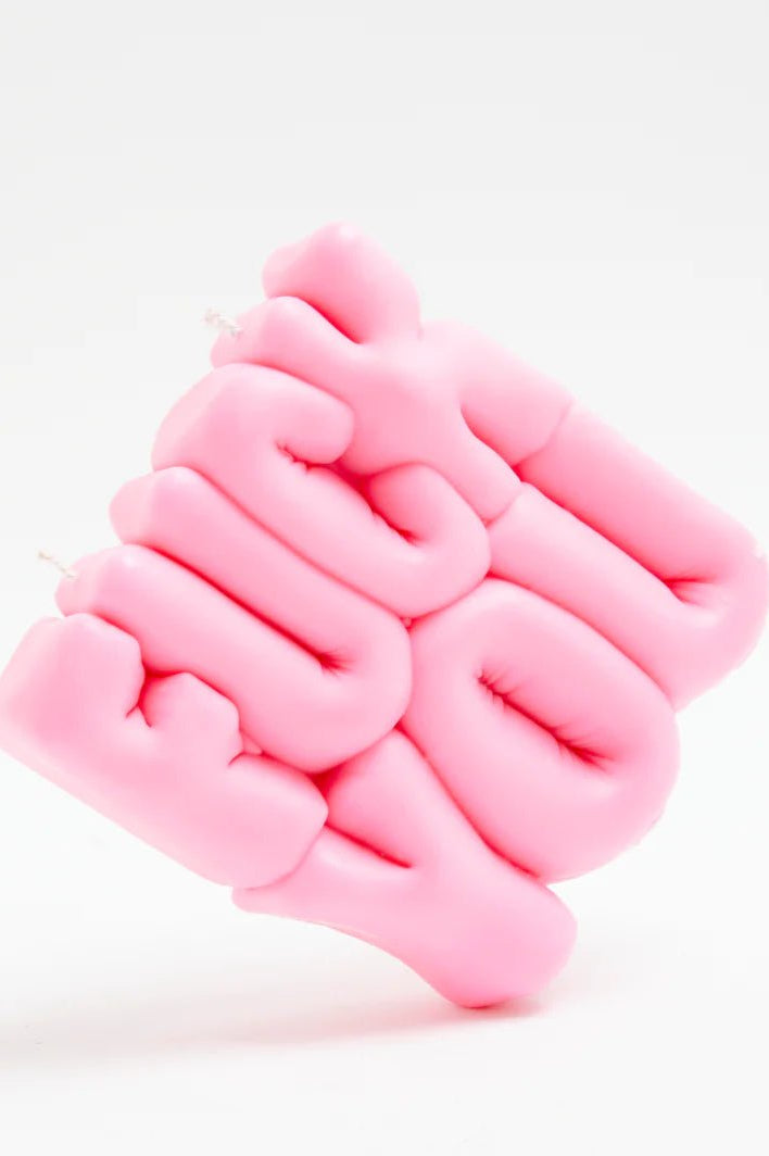 Shop Wavey Casa Wavey Casa FUCK You Pink Puffer Candle Candles for women – premium loungewear and festival fashion at Spoiled Brat
