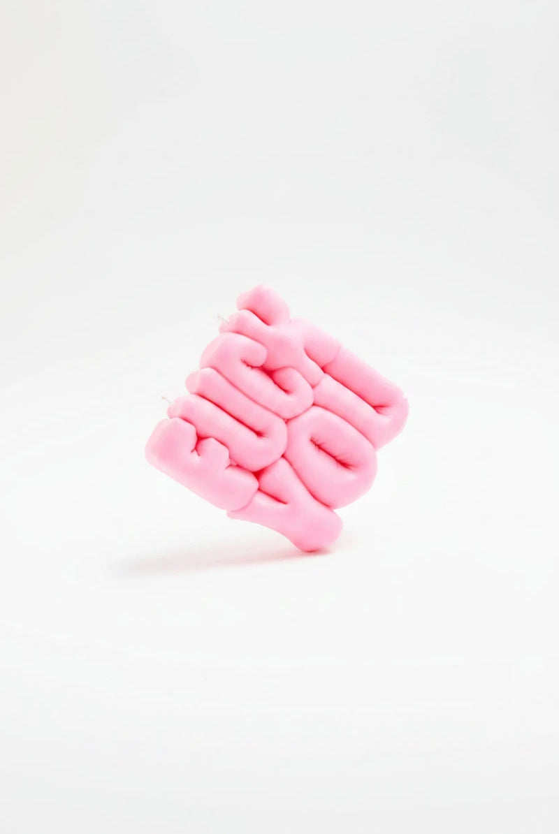 Shop Wavey Casa Wavey Casa FUCK You Pink Puffer Candle Candles for women – premium loungewear and festival fashion at Spoiled Brat