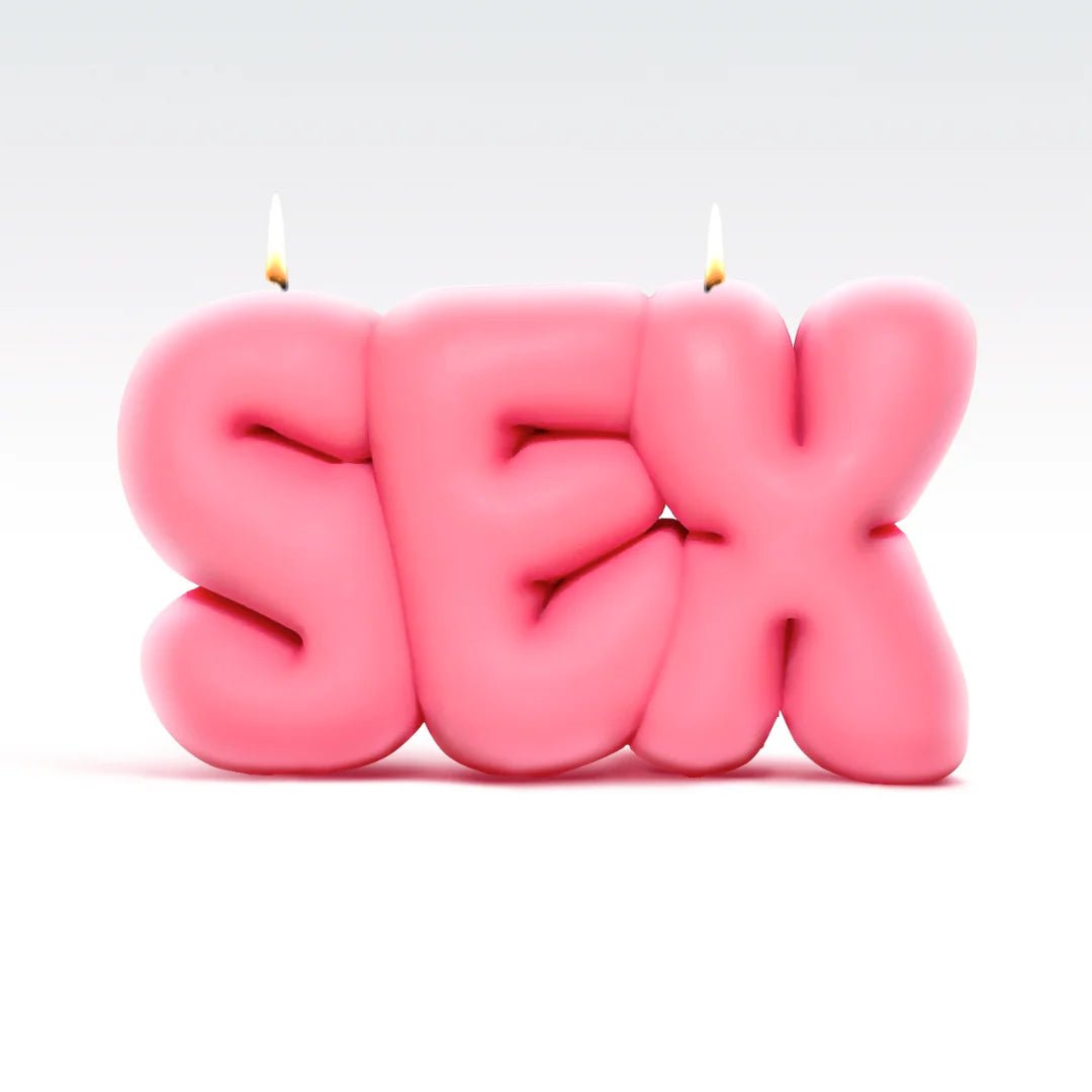 Wavey Casa SEX Pink Puffer Candle by Wavey Casa – Candles – Pink | Spoiled Brat UK