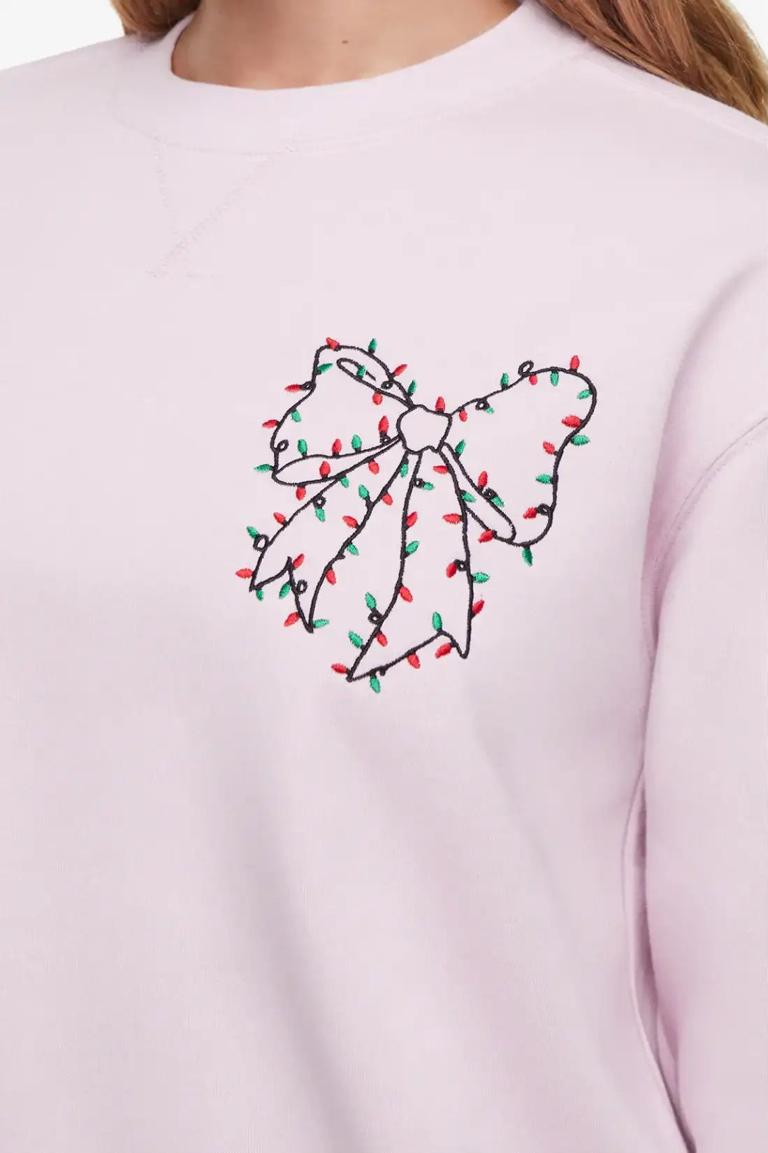 Wildfox Christmas Bow Charlie Sweatshirt - Spoiled Brat