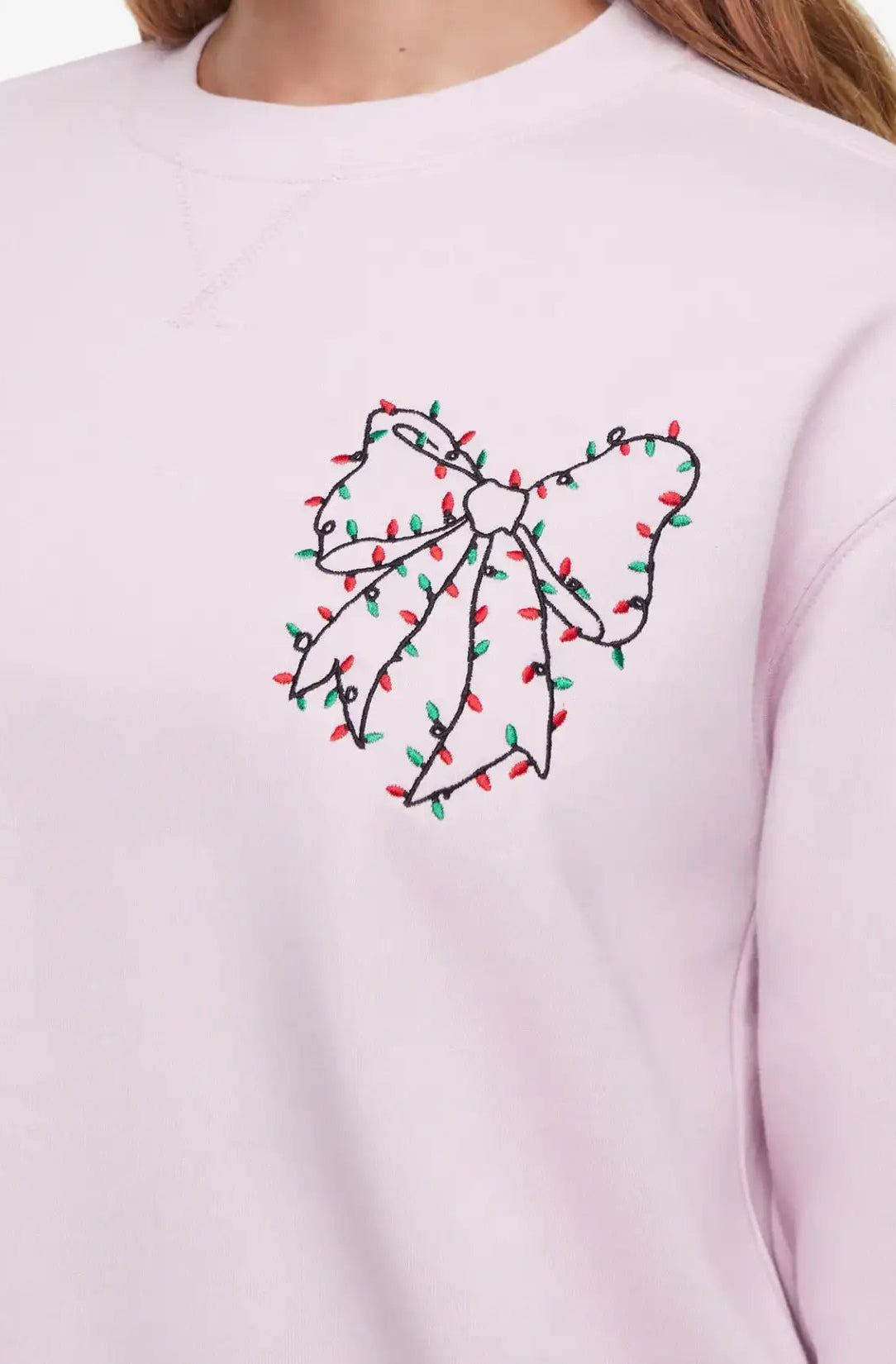 Wildfox Christmas Bow Charlie Sweatshirt - Spoiled Brat