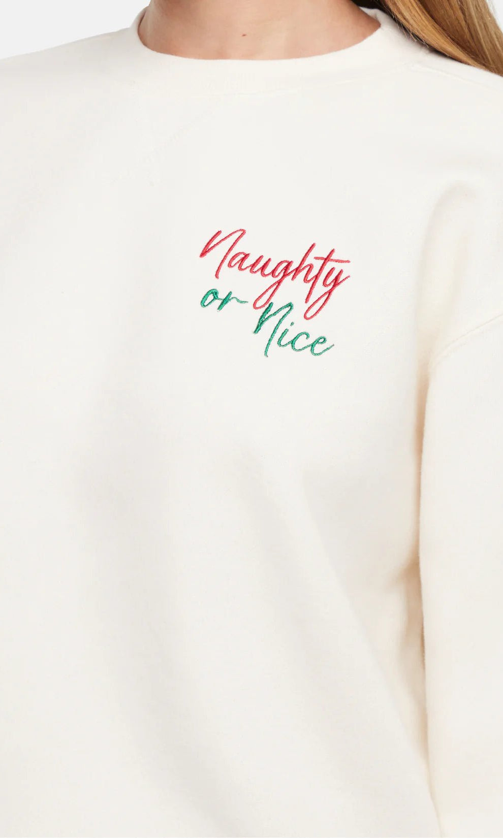 Wildfox Christmas Naughty Or Nice Charlie Sweatshirt - Spoiled Brat