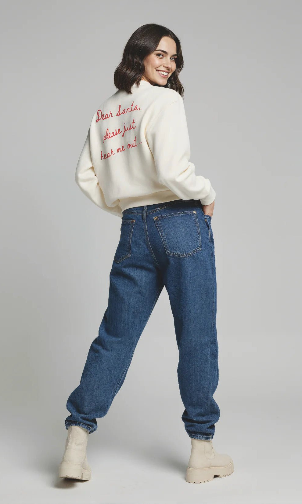 Wildfox Christmas Naughty Or Nice Charlie Sweatshirt - Spoiled Brat