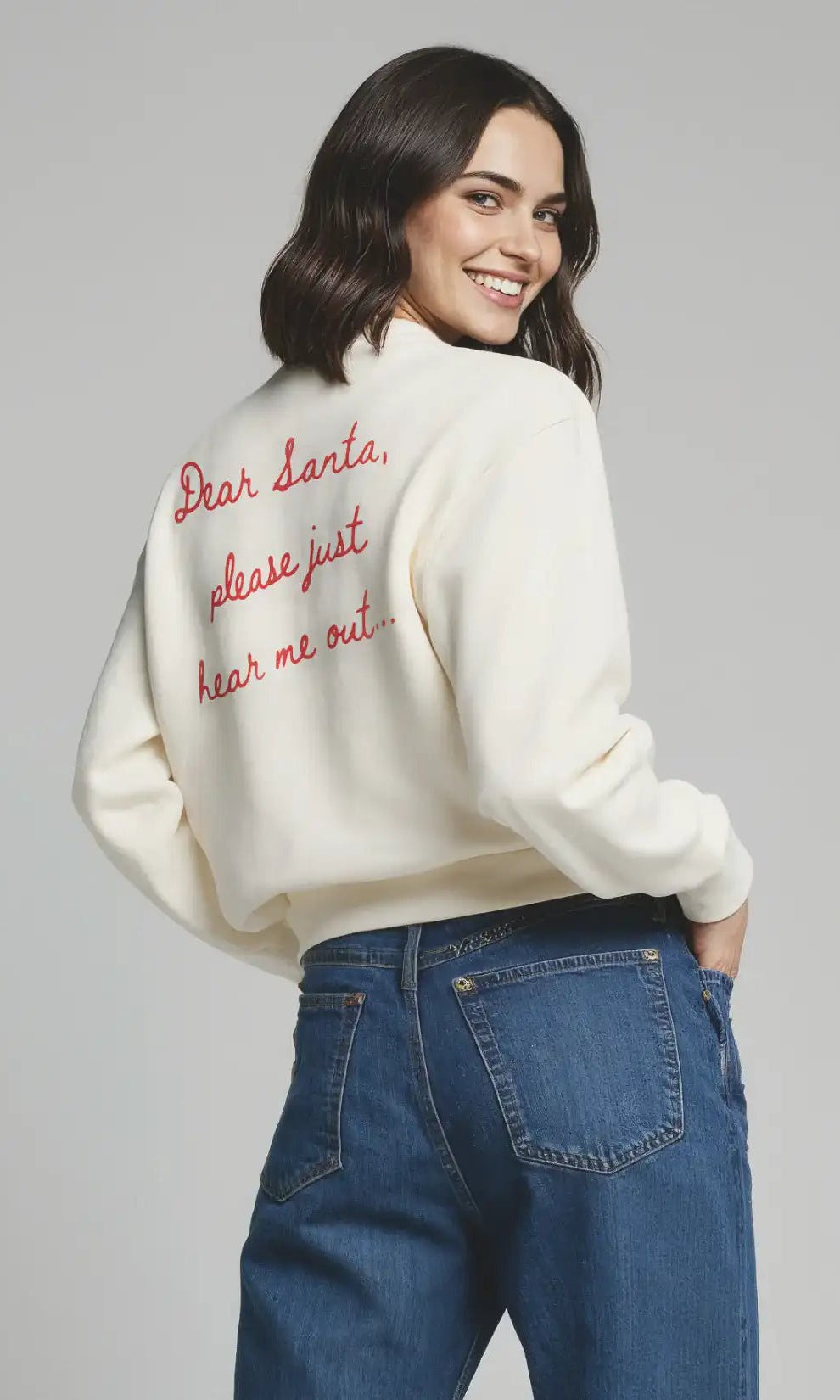 Wildfox Christmas Naughty Or Nice Charlie Sweatshirt - Spoiled Brat