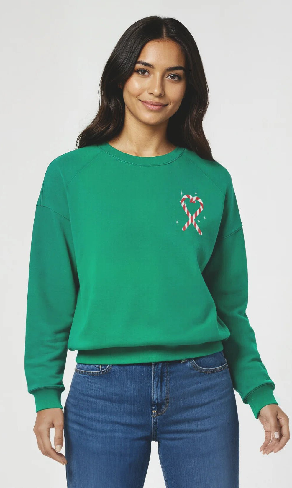 Wildfox Christmas Tinis & Tinsel Keely Raglan Sweatshirt - Spoiled Brat