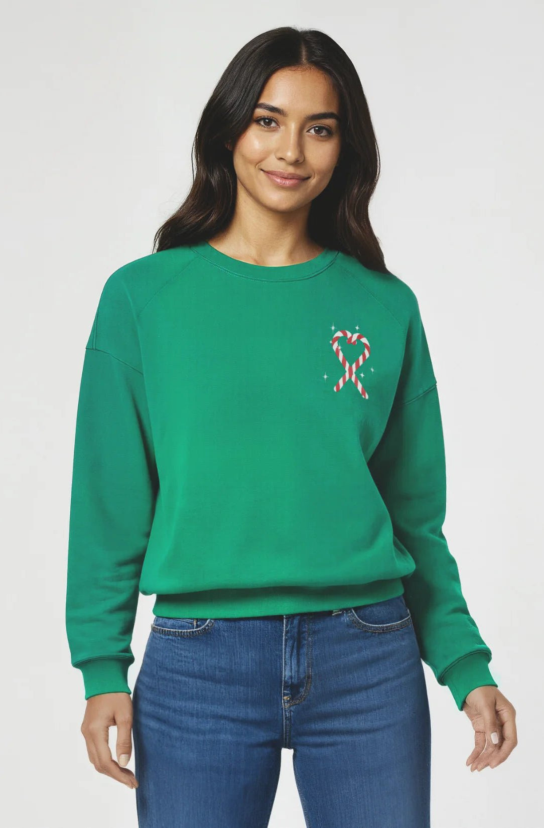 Wildfox Christmas Tinis & Tinsel Keely Raglan Sweatshirt - Spoiled Brat