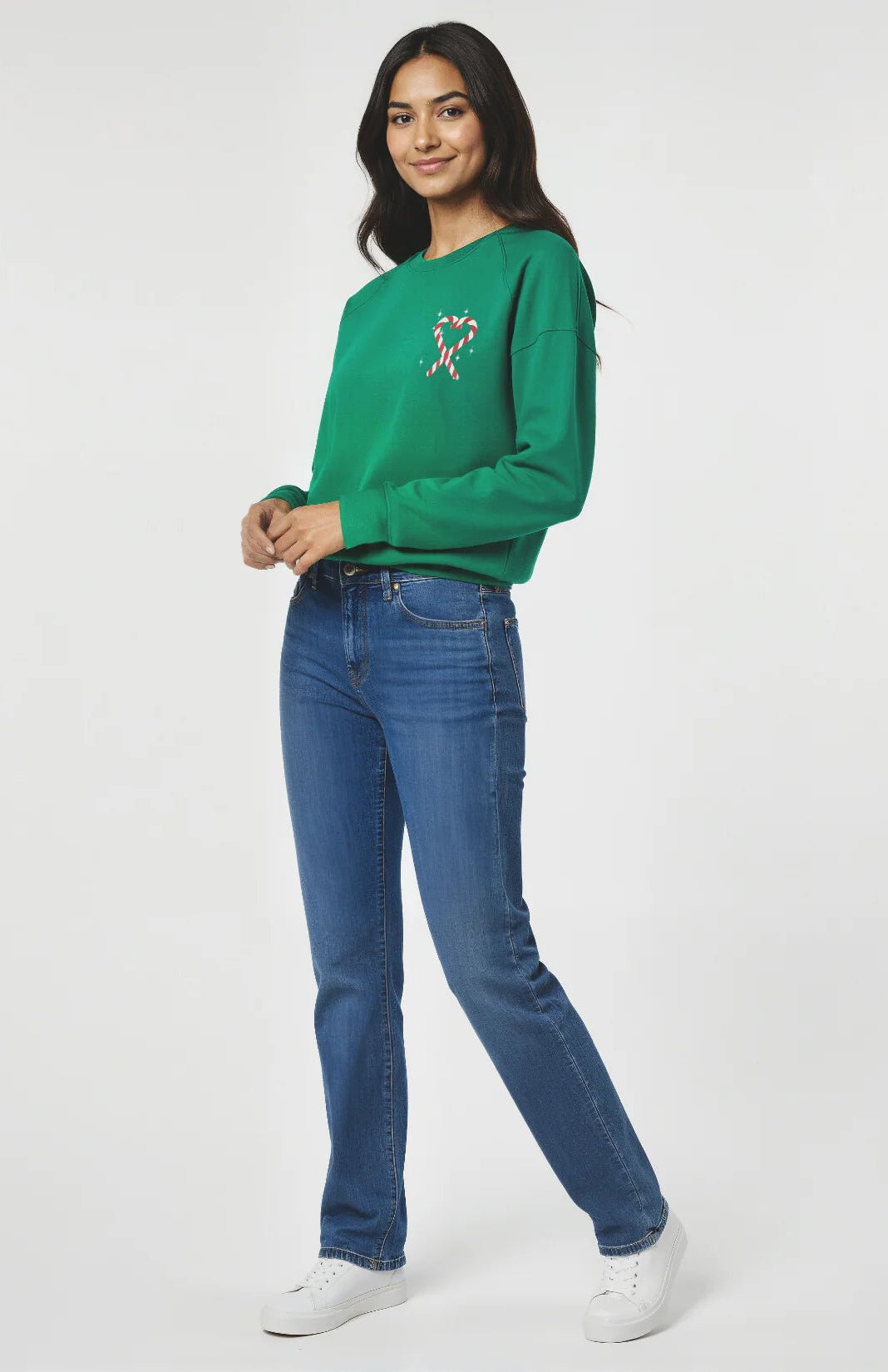 Shop Wildfox Wildfox Christmas Tinis & Tinsel Keely Raglan Sweatshirt Hooded Sweatshirt for women – premium loungewear and festival fashion at Spoiled Brat