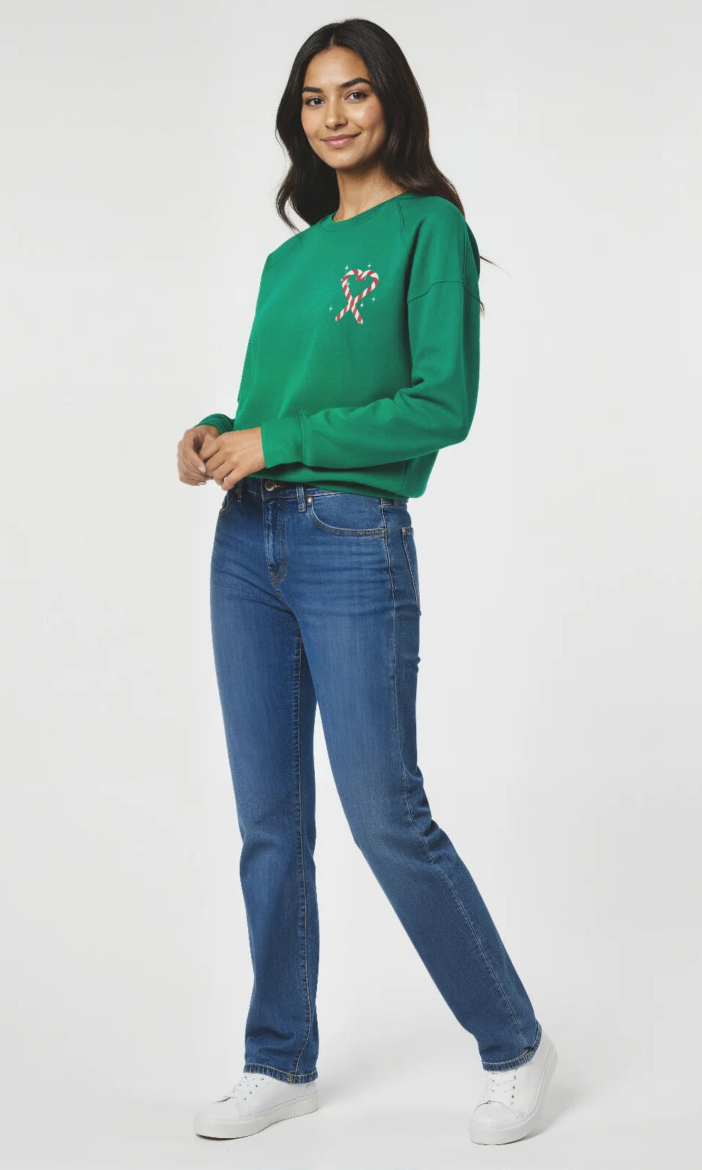 Wildfox Christmas Tinis & Tinsel Keely Raglan Sweatshirt - Spoiled Brat