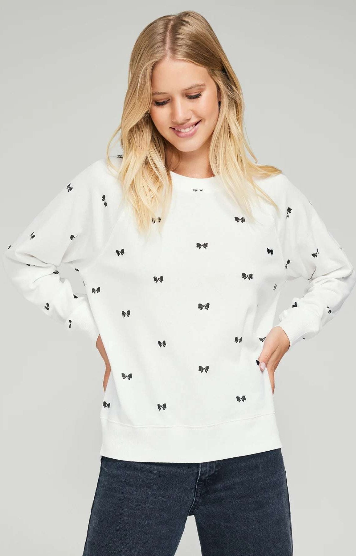 Wildfox Gordon Bow Sommers Sweatshirt Sweatshirt by Wildfox as seen on celebrities
