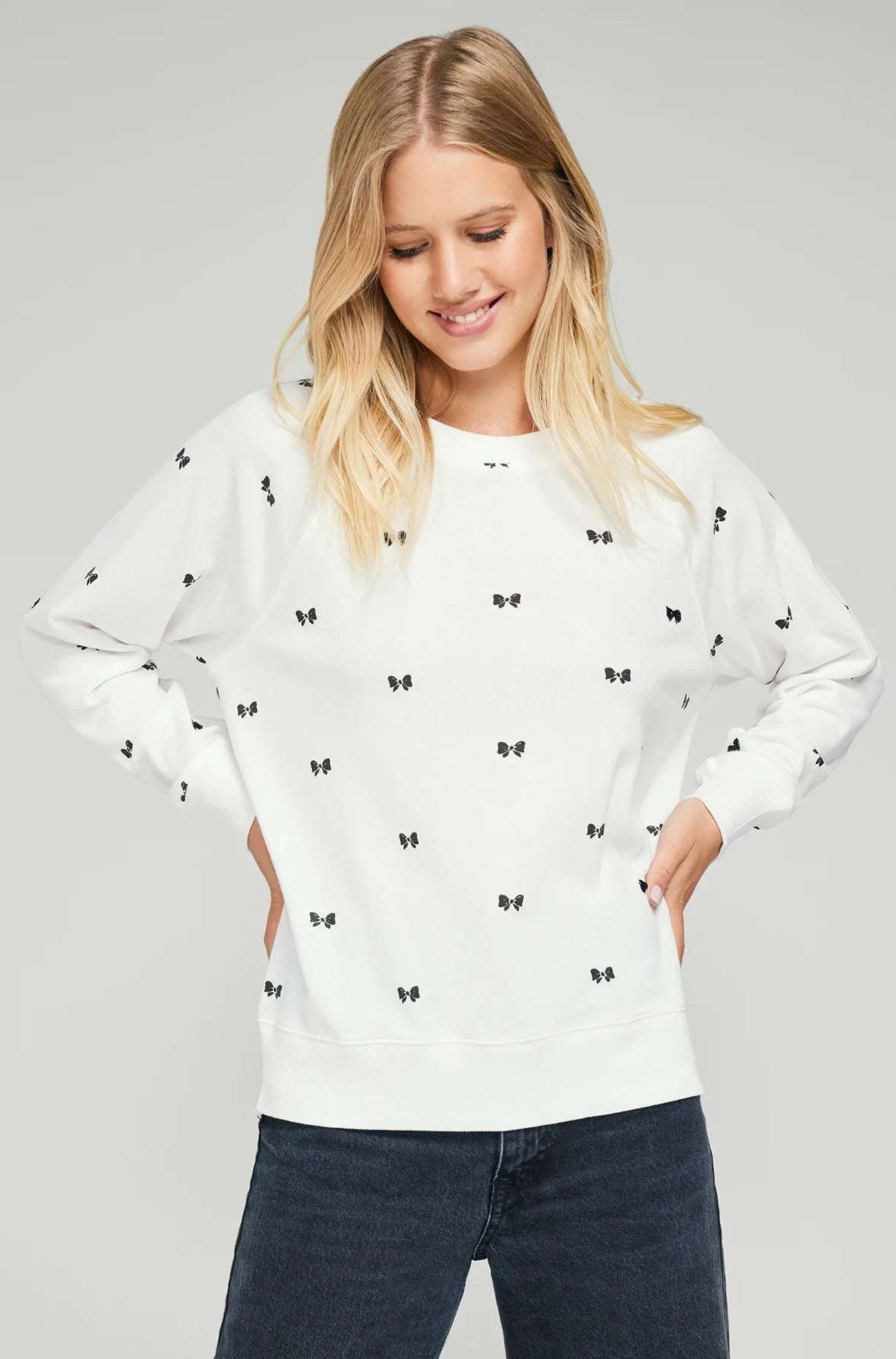 Wildfox Gordon Bow Sommers Sweatshirt Sweatshirt by Wildfox as seen on celebrities
