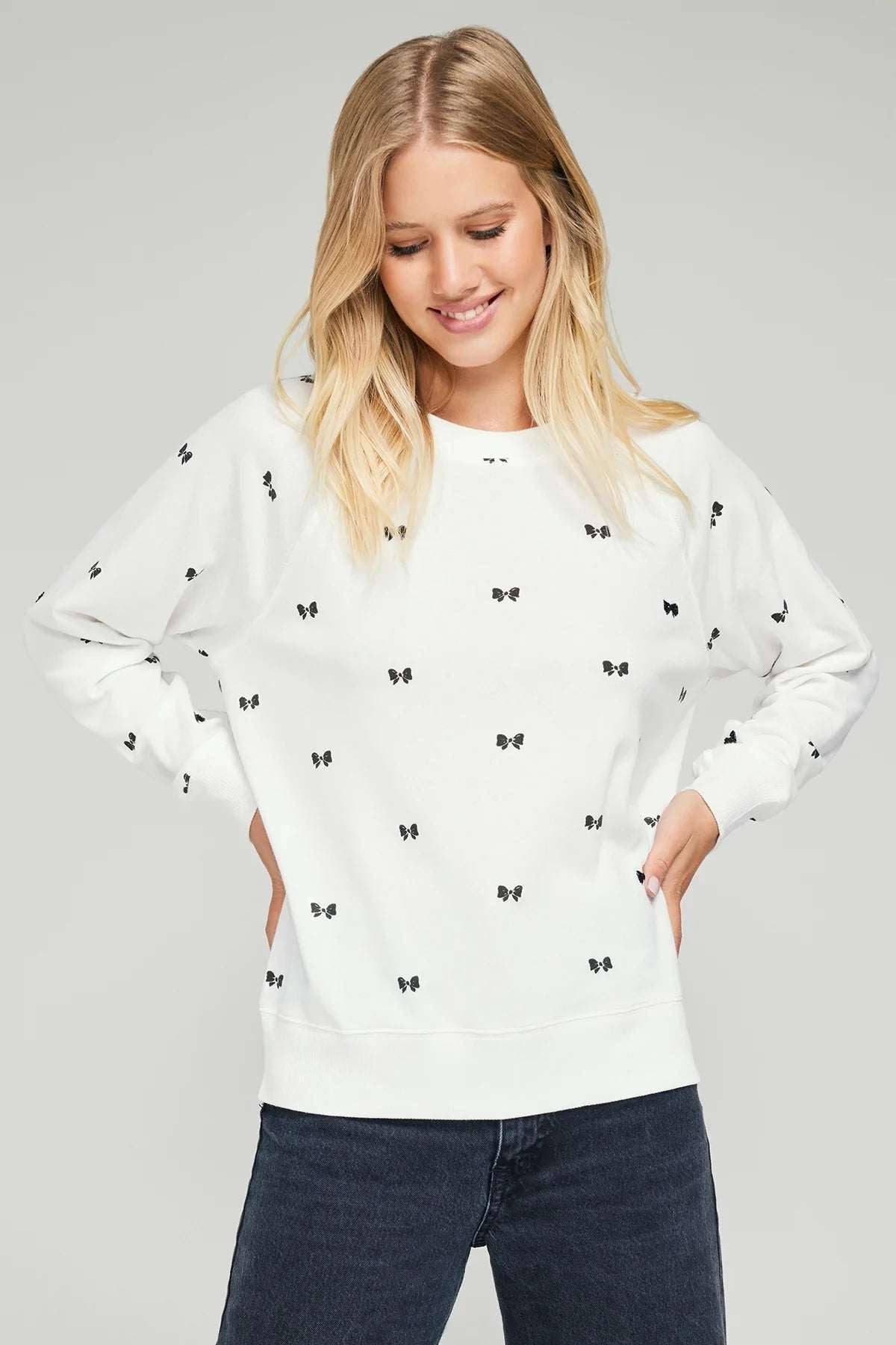 Wildfox Gordon Bow Sommers Sweatshirt Sweatshirt by Wildfox as seen on celebrities