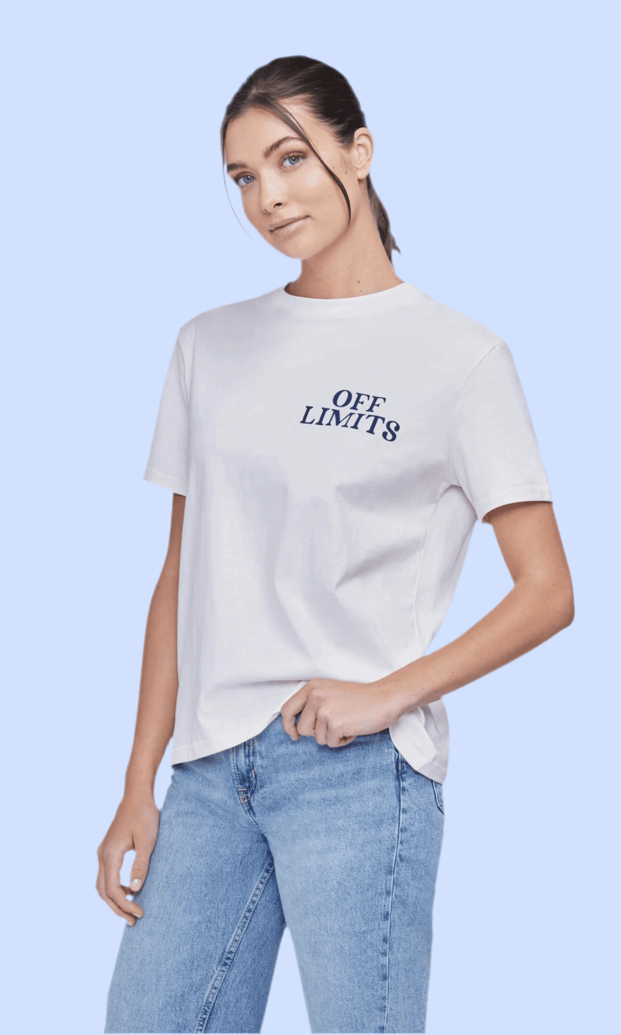 Shop Wildfox Wildfox Off Limits Ryan Tee T-Shirt for women – premium loungewear and festival fashion at Spoiled Brat