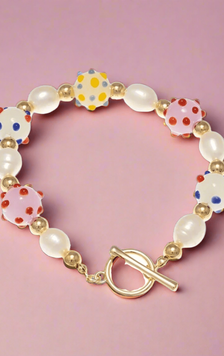 Shop 8 Other Reasons Sofia Richie x 8 Other Reasons Glass Bead Charm Bracelet Bracelet for women – premium loungewear and festival fashion at Spoiled Brat