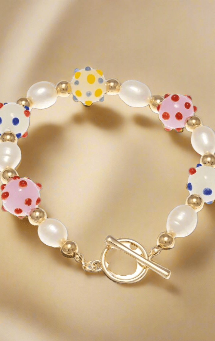 Shop 8 Other Reasons Sofia Richie x 8 Other Reasons Glass Bead Charm Bracelet Bracelet for women – premium loungewear and festival fashion at Spoiled Brat