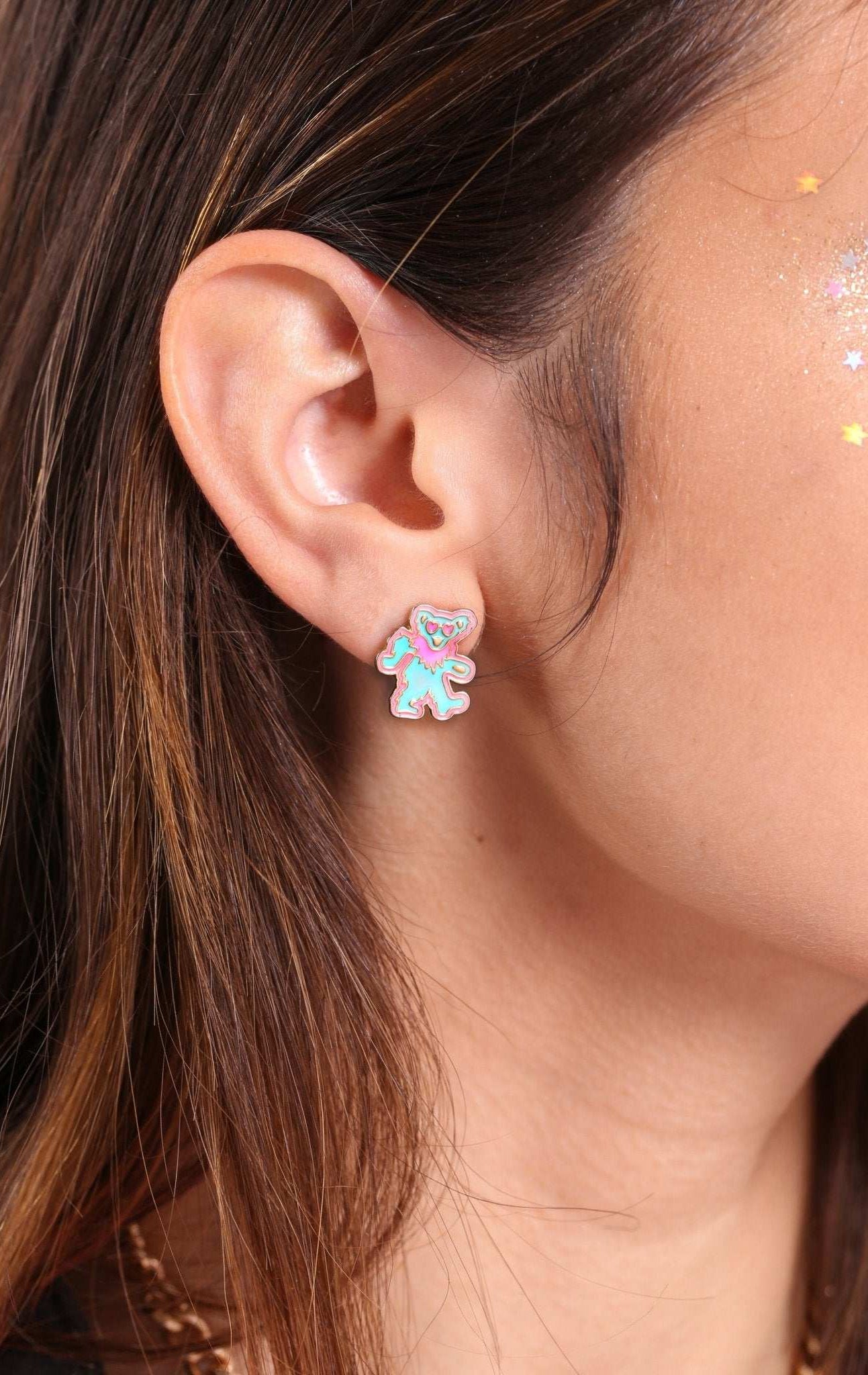 Shop Trixy Starr Trixy Starr x Grateful Dead Earring Set Earrings for women – premium loungewear and festival fashion at Spoiled Brat