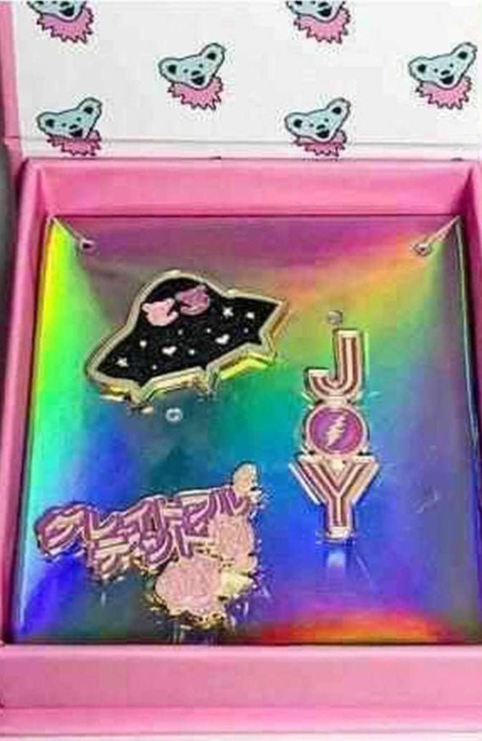 Shop Trixy Starr Trixy Starr x Grateful Dead Pin Set Pin for women – premium loungewear and festival fashion at Spoiled Brat