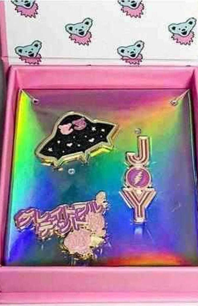 Shop Trixy Starr Trixy Starr x Grateful Dead Pin Set Pin for women – premium loungewear and festival fashion at Spoiled Brat