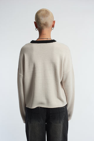 The Ragged Priest Mouthy Ragged Knit Jumper as seen on Caity Baser
