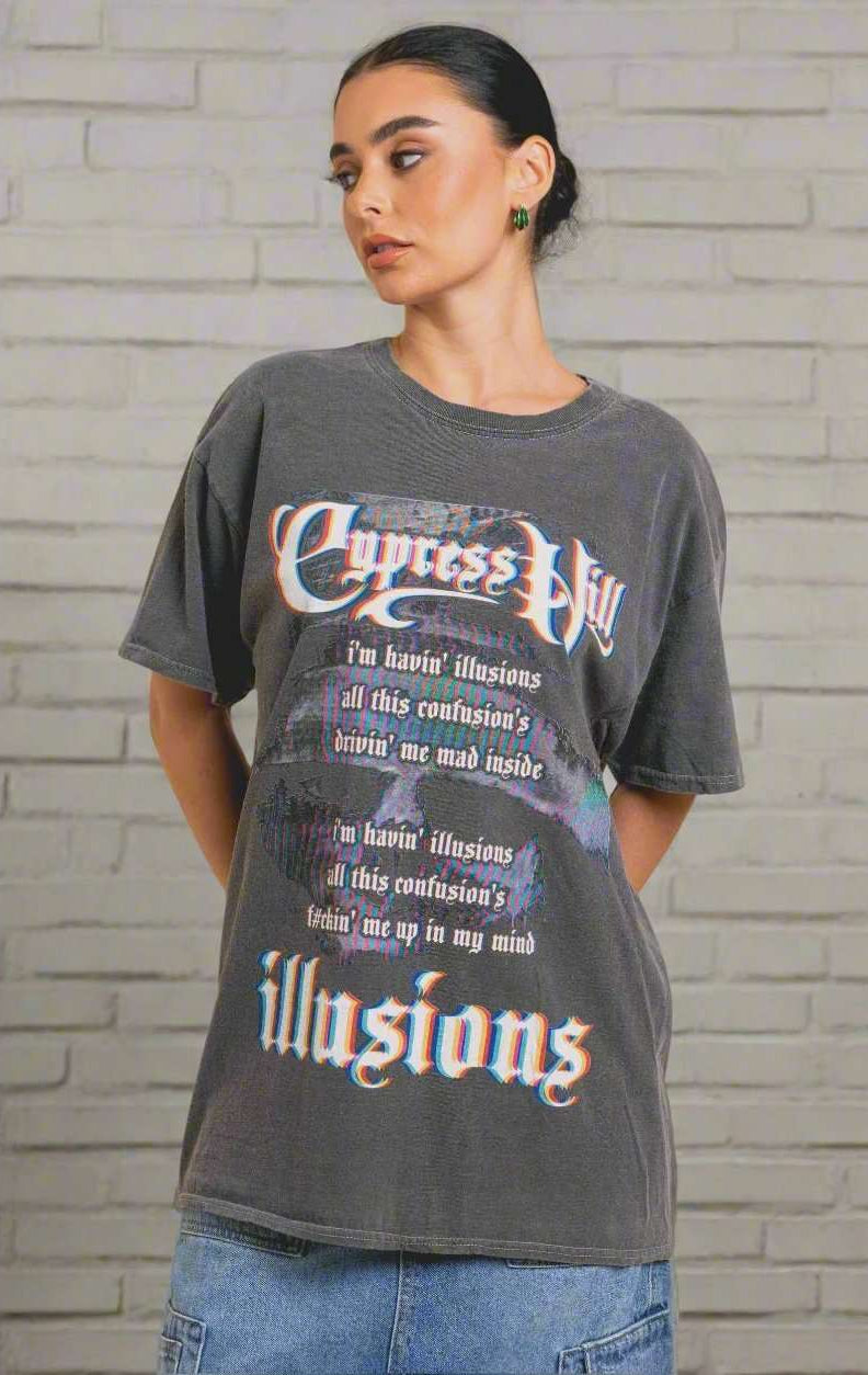 Daisy Street Cypress Hill Washed Tyler Tee T-Shirts by Daisy Street as seen on celebrities