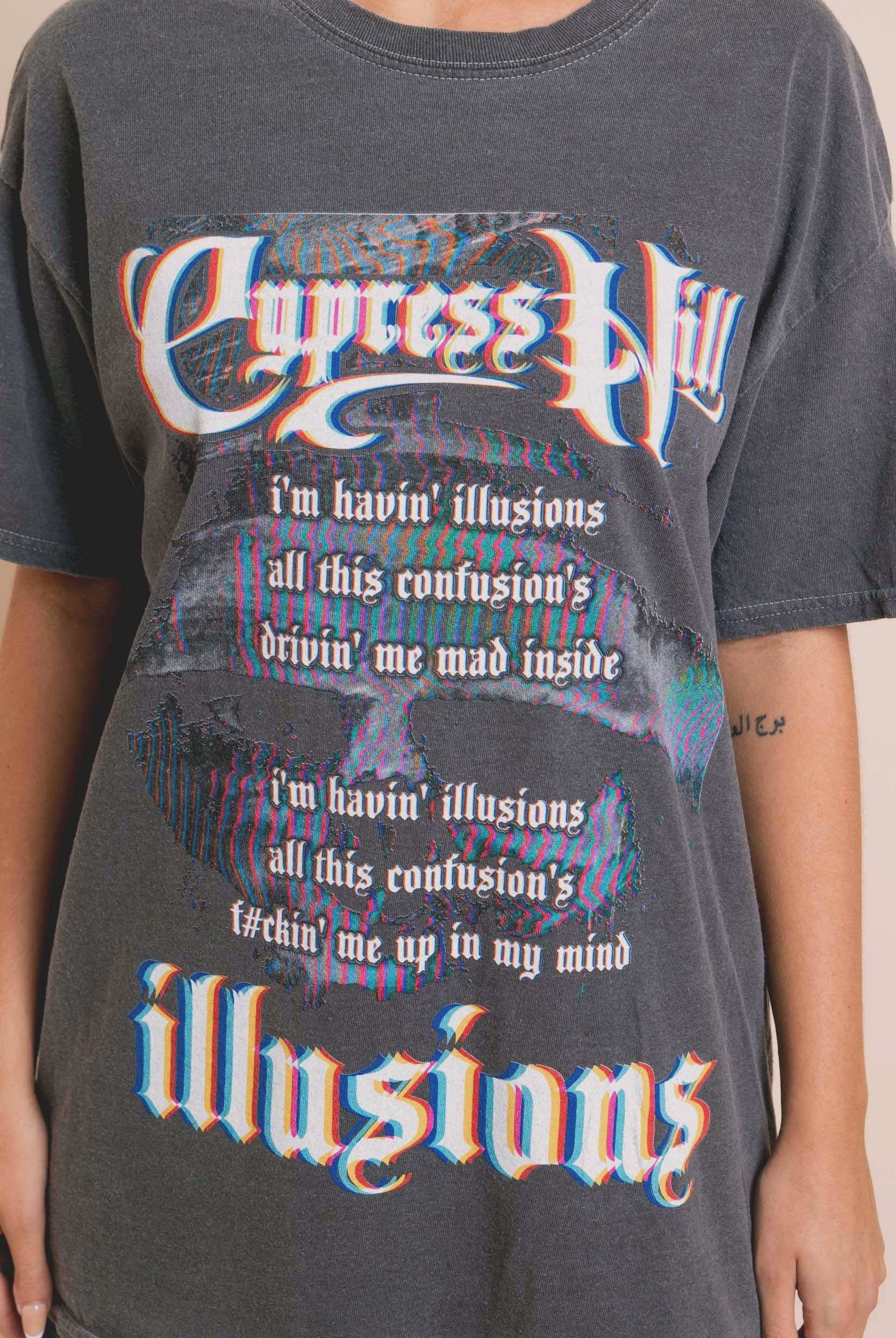 Daisy Street Cypress Hill Washed Tyler Tee T-Shirts by Daisy Street as seen on celebrities