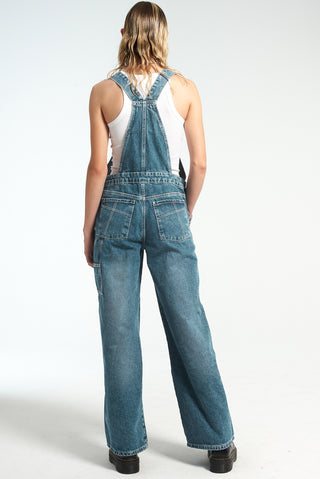 The Ragged Priest Release Bleached Denim Dungarees