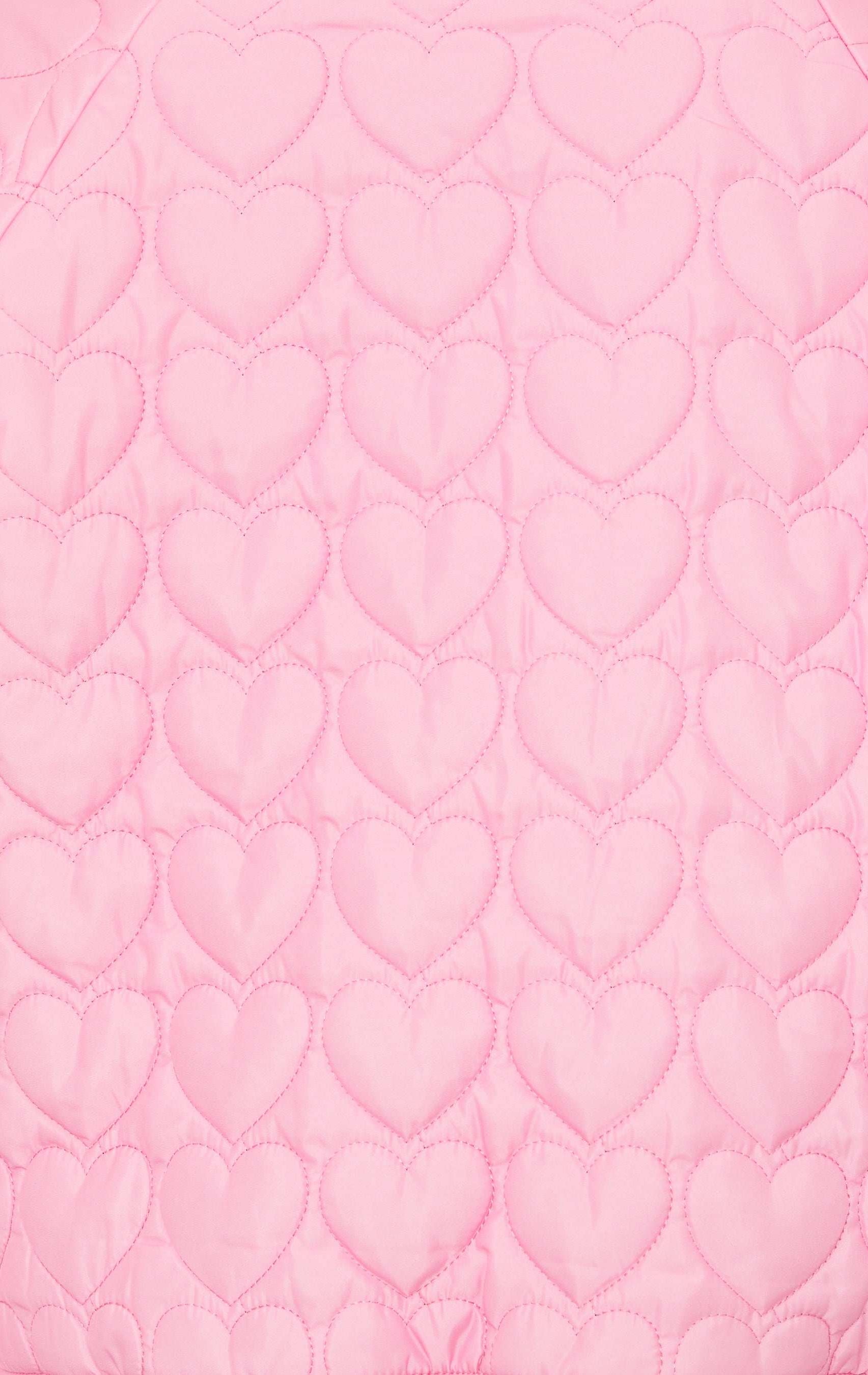 Beach Riot Flight Jacket Prism Pink Heart Jacket by Beach Riot as seen on celebrities