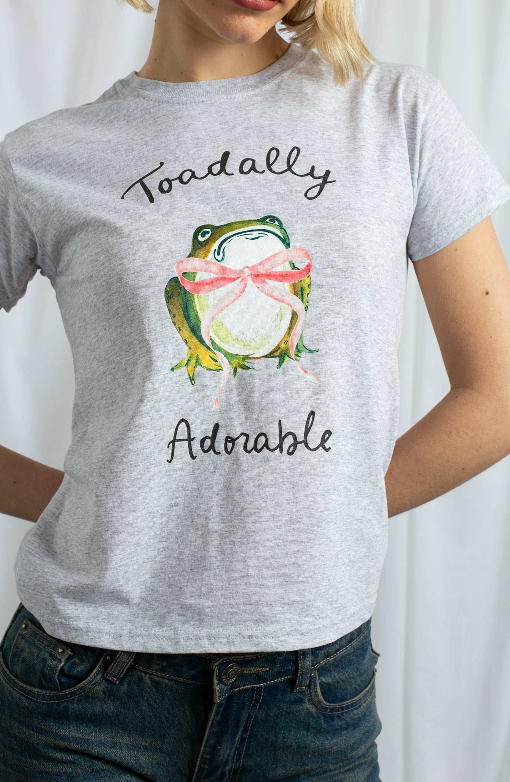 Daisy Street Toadally Adorable Baby Tee T-Shirt by Daisy Street as seen on celebrities