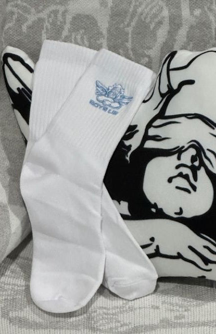 Boys Lie Blue Logo Socks