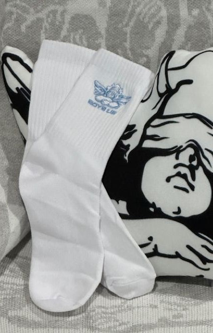 Boys Lie Blue Logo Socks