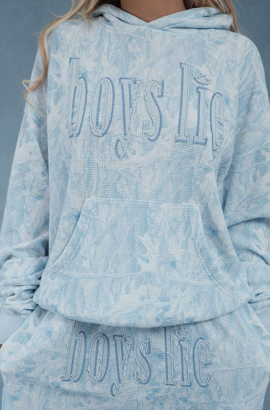 Boys Lie Blue Manhunt Racer Hoodie