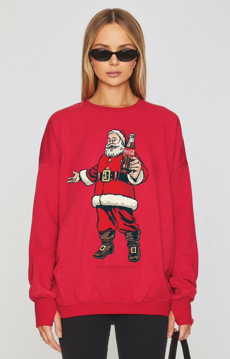 The Laundry Room Coca-Cola Santa's Here Jumper