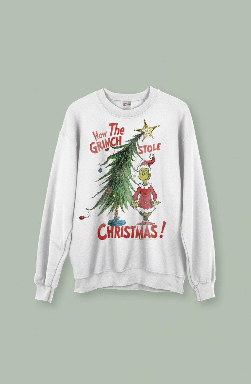 JUNKFOOD How The Grinch Stole Christmas Jumper