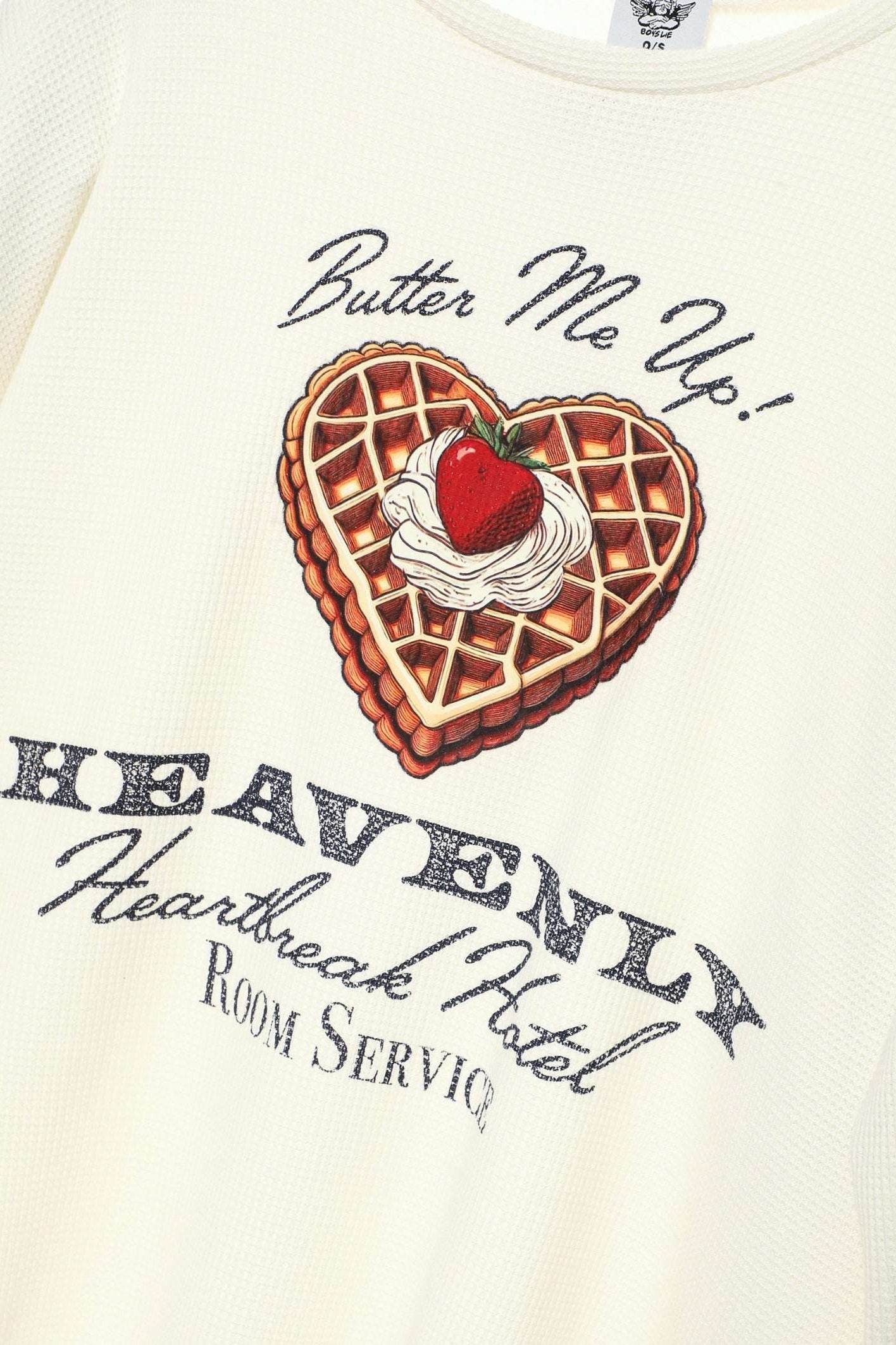 Boys Lie Heavenly Room Service PJ BF Thermal Long Sleeve Tee