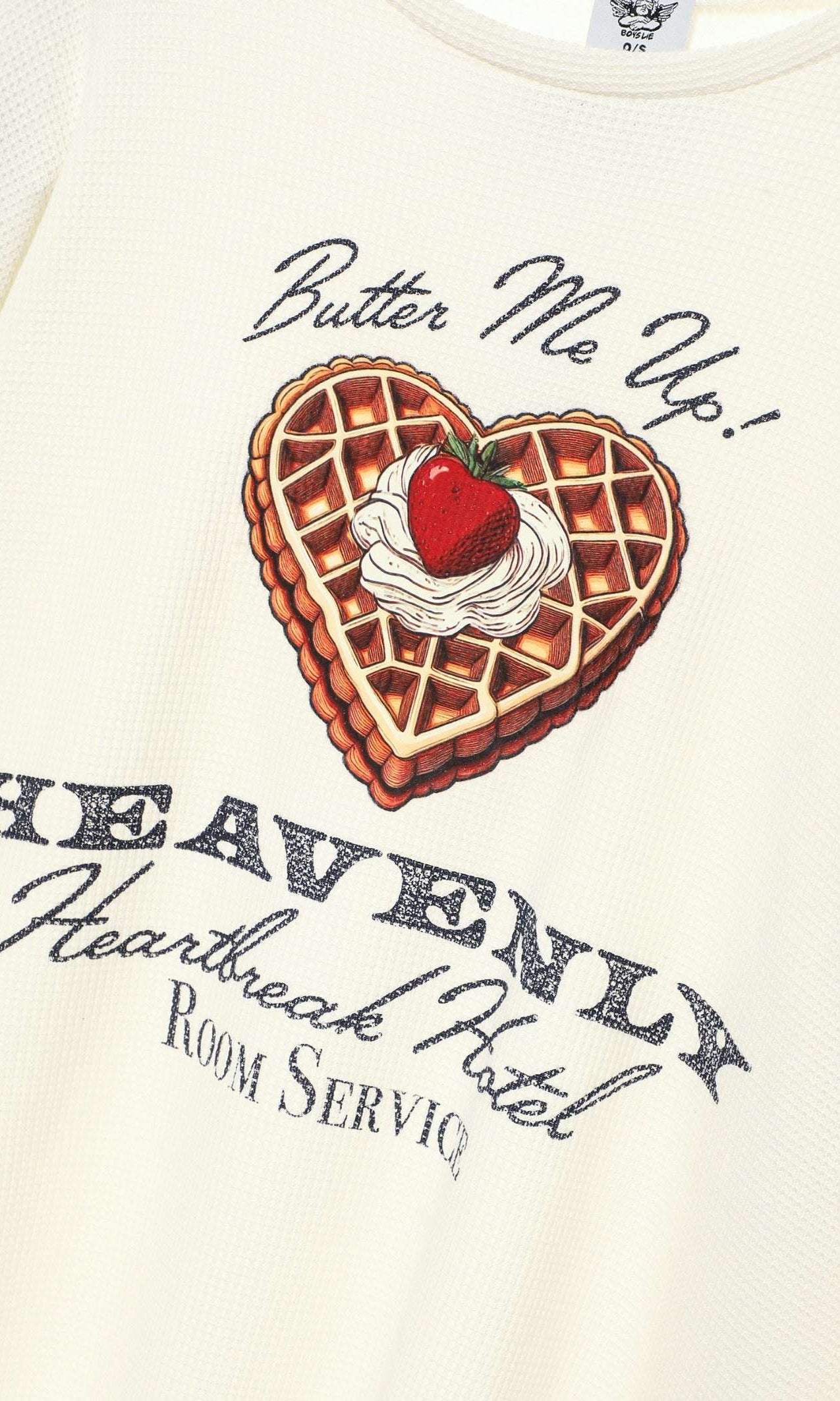 Boys Lie Heavenly Room Service PJ BF Thermal Long Sleeve Tee