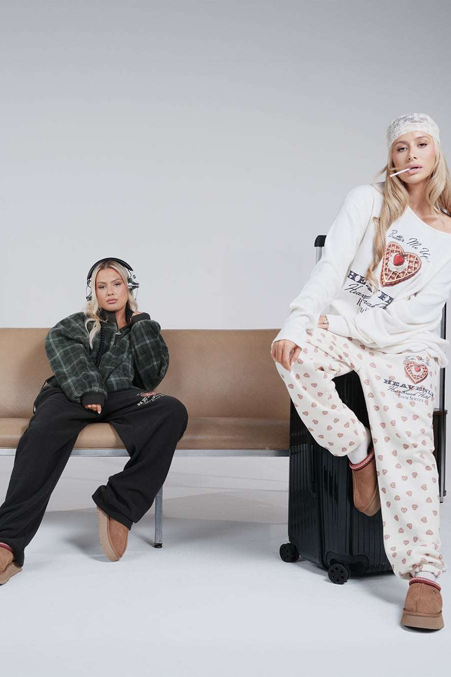 Boys Lie Heavenly Room Service PJ Printed Kimmy Pants