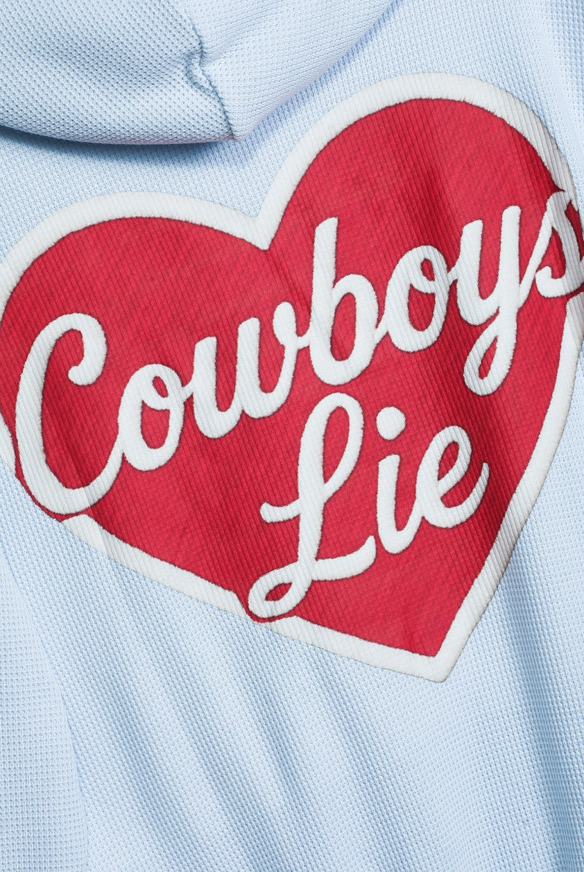 Boys Lie Cowboys Lie Racer Hoodie