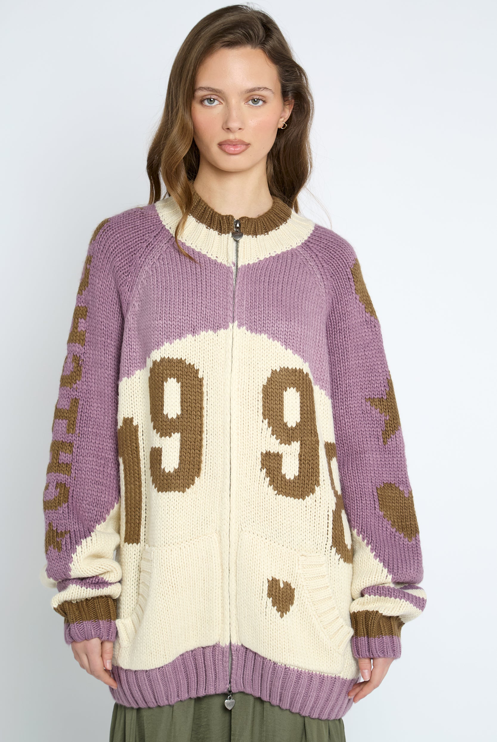 Daisy Street Parfait Knit Hoodie