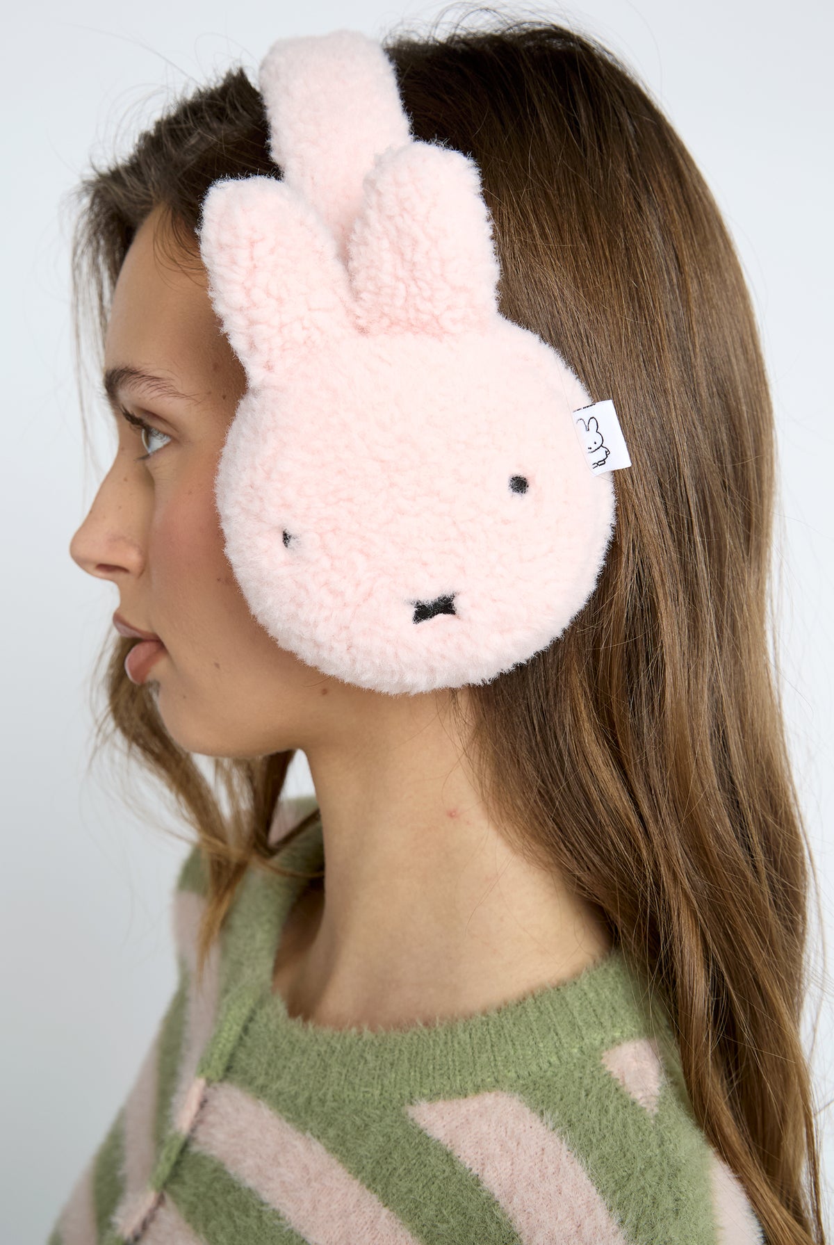 Daisy Street Miffy Pink Borg Ear Muffs