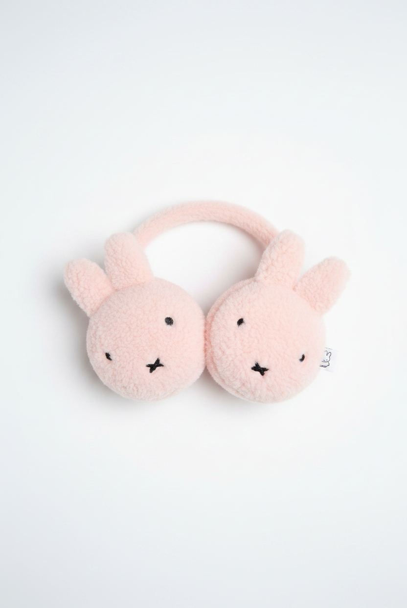 Daisy Street Miffy Pink Borg Ear Muffs
