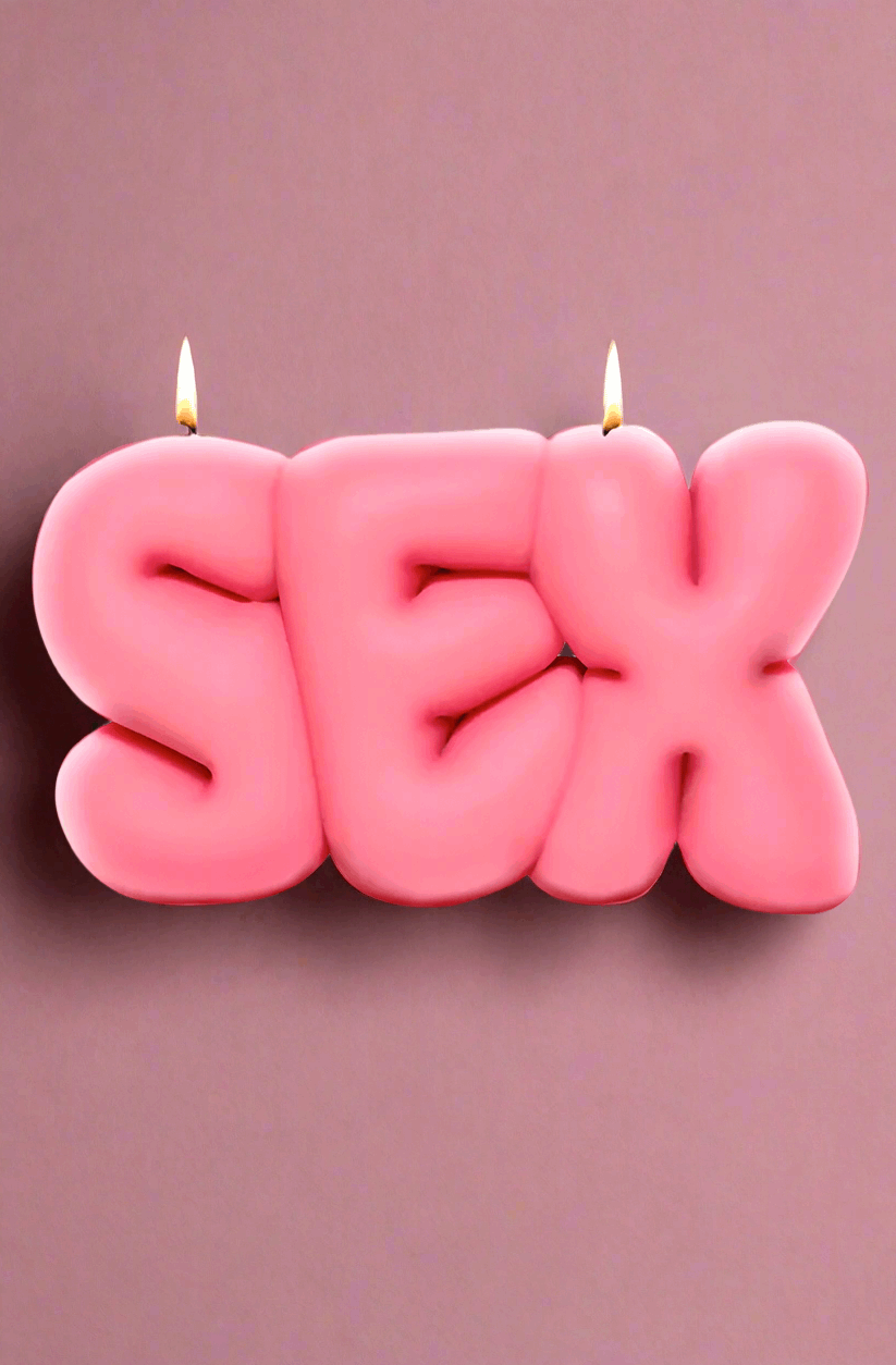Wavey Casa SEX Pink Puffer Candle Candles by Wavey Casa as seen on celebrities