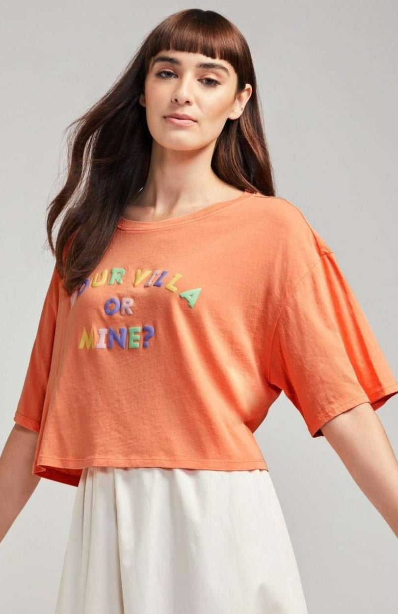 Shop Wildfox Wildfox Who's Villa Alhambra Tee T-Shirt for women – premium loungewear and festival fashion at Spoiled Brat
