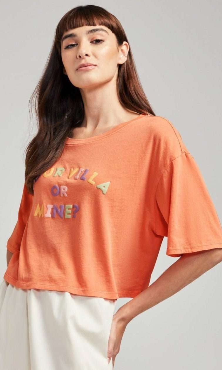 Shop Wildfox Wildfox Who's Villa Alhambra Tee T-Shirt for women – premium loungewear and festival fashion at Spoiled Brat