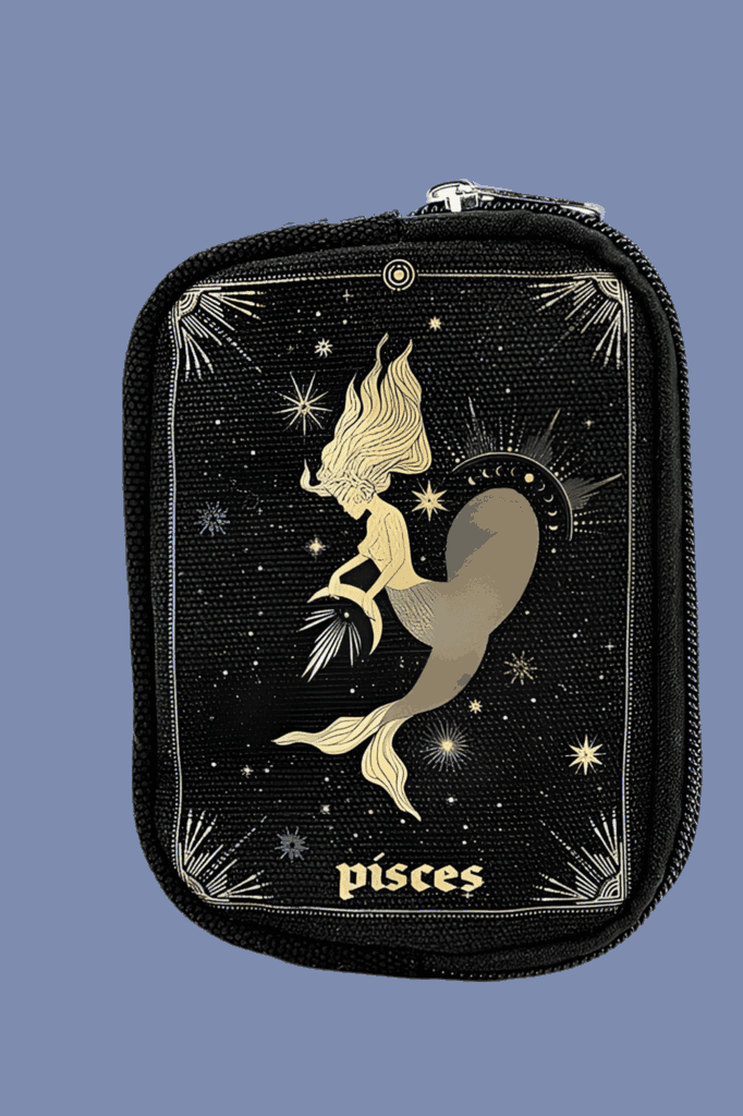 Shop Comeco INC Zodiac Sign Wristlet Purse Purse for women – premium loungewear and festival fashion at Spoiled Brat