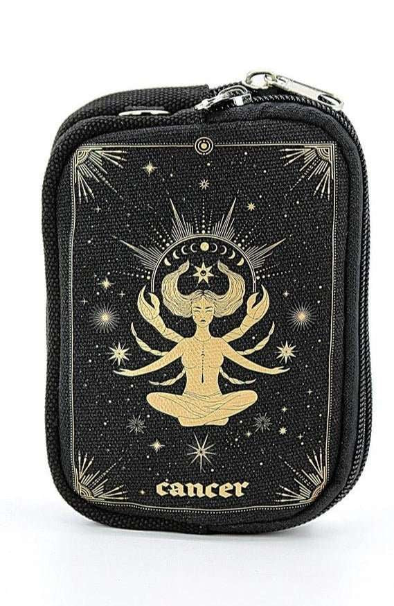 Shop Comeco INC Zodiac Sign Wristlet Purse Purse for women – premium loungewear and festival fashion at Spoiled Brat