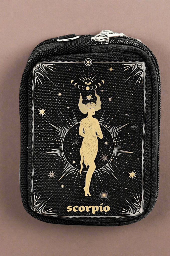 Shop Comeco INC Zodiac Sign Wristlet Purse Purse for women – premium loungewear and festival fashion at Spoiled Brat