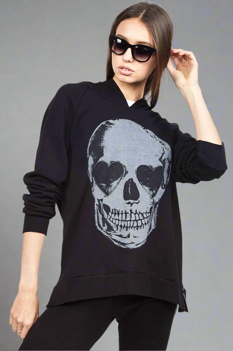 Lauren Moshi Corbin Heart Eye Skull Pullover Pullover by Lauren Moshi as seen on celebrities