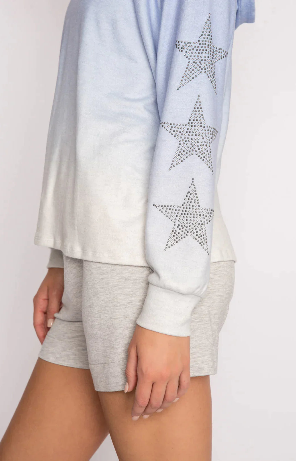 PJ Salvage Blue Ombre Goddess Star Hoodie Hoodie by PJ Salvage as seen on celebrities